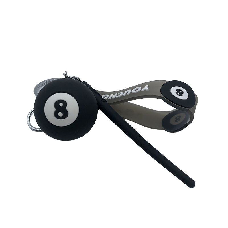 Creative Billiard Keychain Pendant