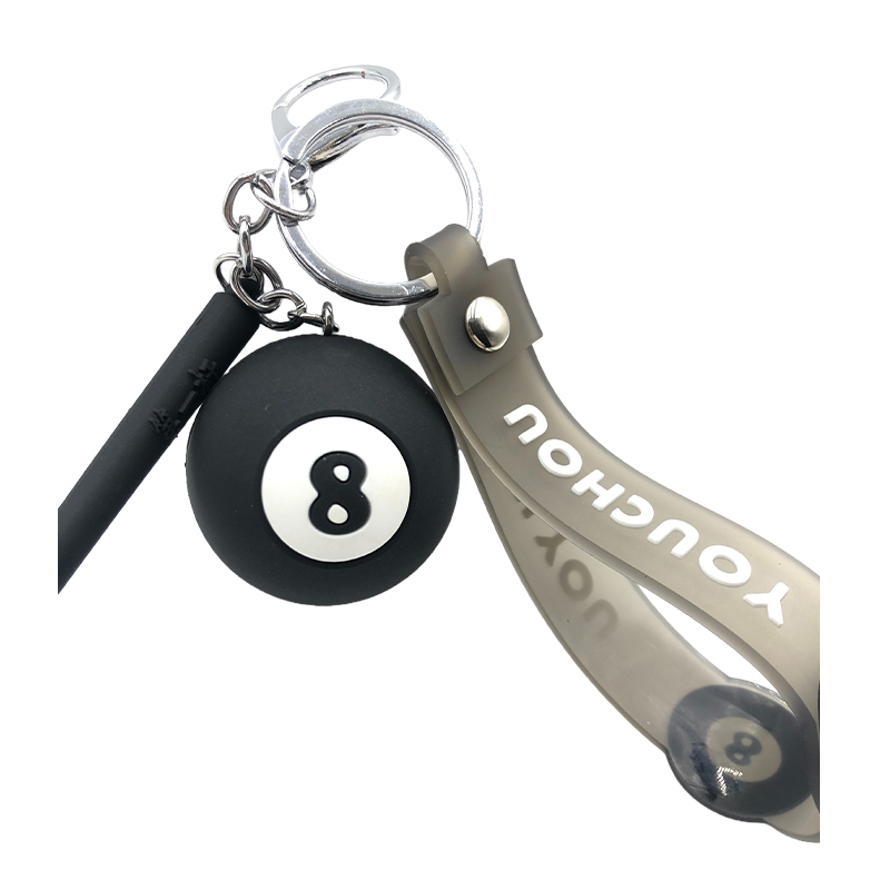 Creative Billiard Keychain Pendant