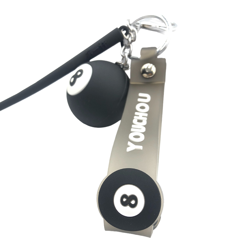 Creative Billiard Keychain Pendant